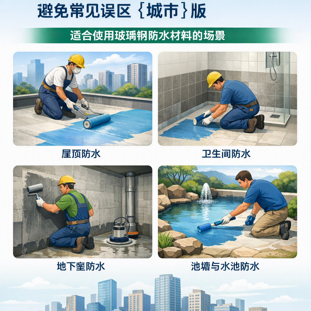 玻璃钢防水材料施工注意事项，避免常见误区 赣州 版