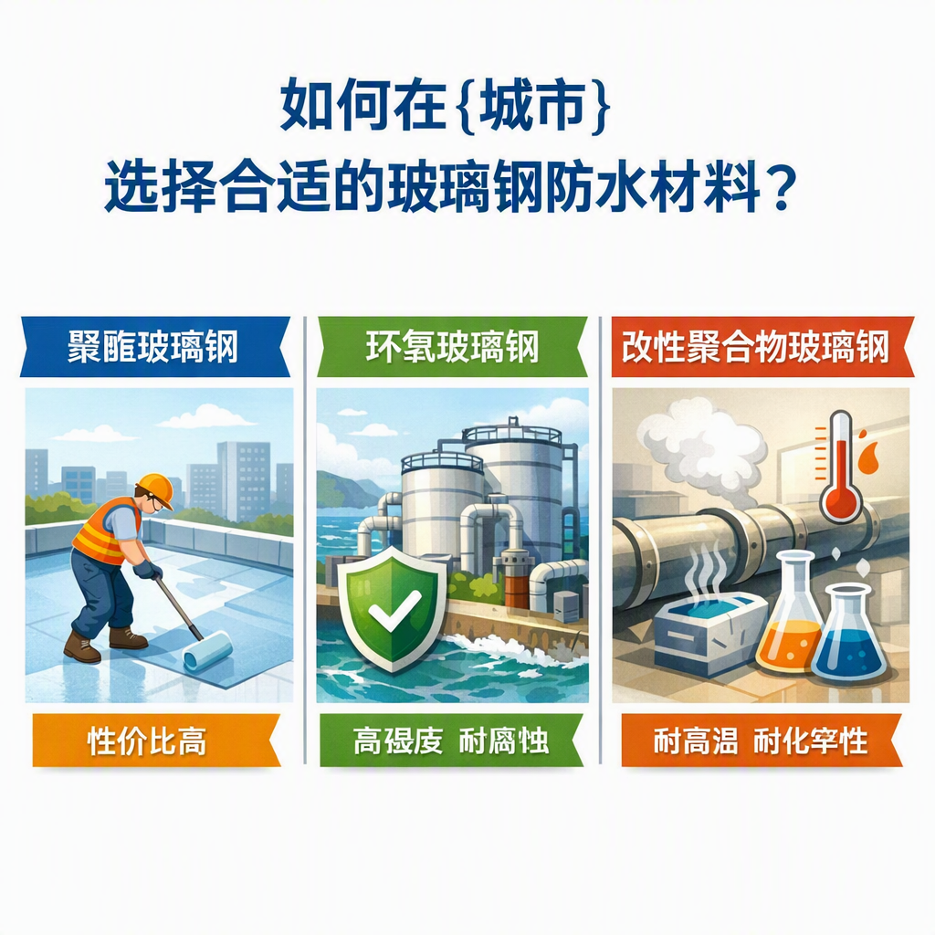 如何在赣州选择合适的玻璃钢防水材料？