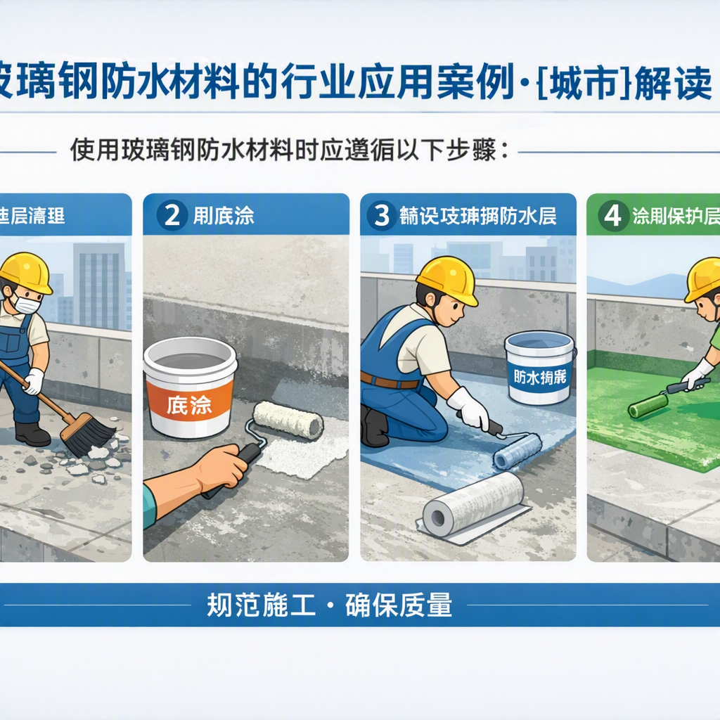 玻璃钢防水材料的行业应用案例，赣州解读