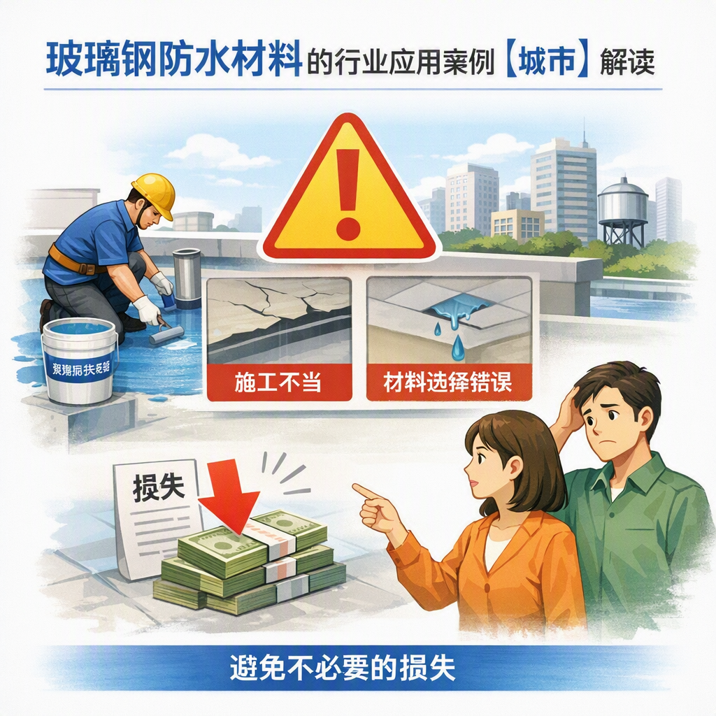 玻璃钢防水材料的行业应用案例，赣州解读