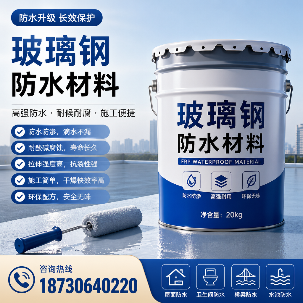 专家解析：玻璃钢防水材料的市场前景分析在 赣州