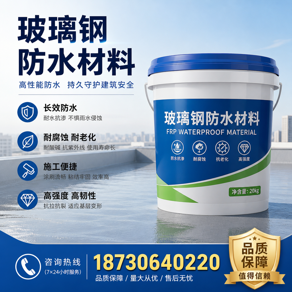 专家解析：玻璃钢防水材料的市场前景分析在 赣州